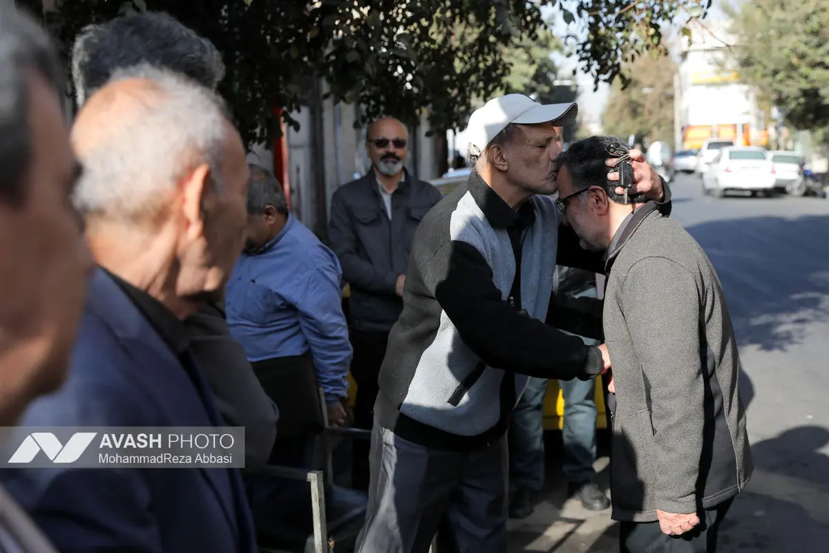 مراسم تشییع سید محمد تاج زاده