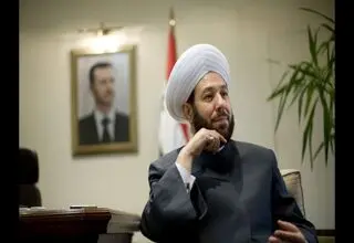 بازداشت مفتی سابق سوریه در فرودگاه 