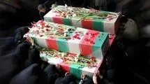 پیکر 5 شهید اهل ساری تشییع شد