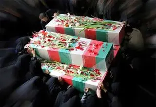 پیکر 5 شهید اهل ساری تشییع شد