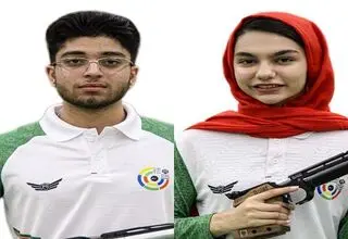 چهارمی تیم تپانچه جوانان ایران در جام جهانی