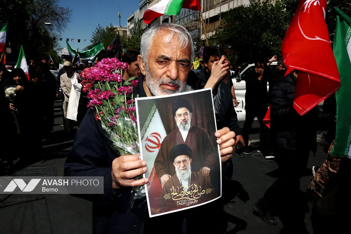 مراسم اربعین رهبر شهید انقلاب در تهران -۱