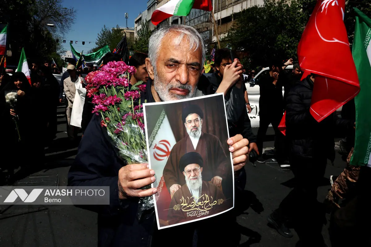 مراسم اربعین رهبر شهید انقلاب در تهران -۱