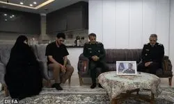 دیدار رئیس کل نیروهای مسلح با خانواده شهدای 12 روزه