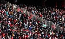 جشن قهرمانی تراکتور در ورزشگاه خانگی