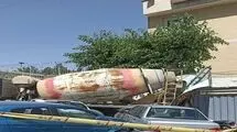برخورد میکسر بتن با ۳ خودرو در سعادت‌آباد تهران