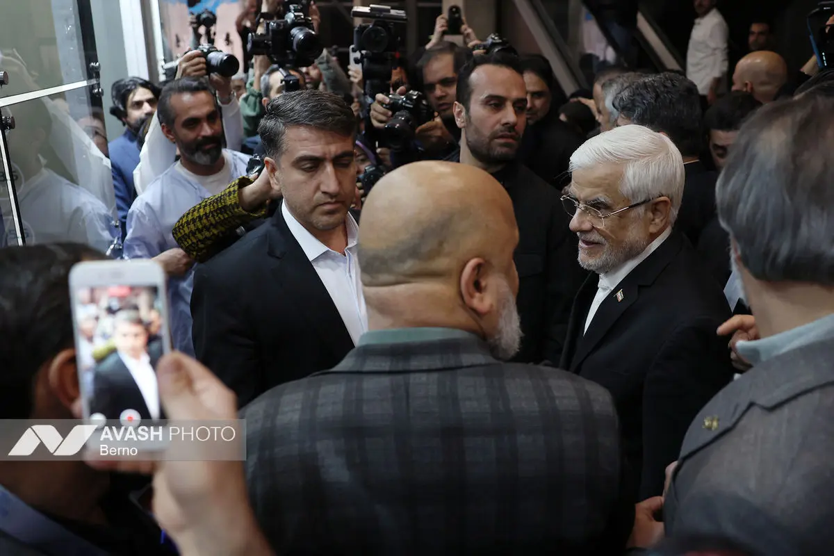 حضور محمدرضا عارف، معاون اول رئیس جمهور در پردیس سینمایی ملت