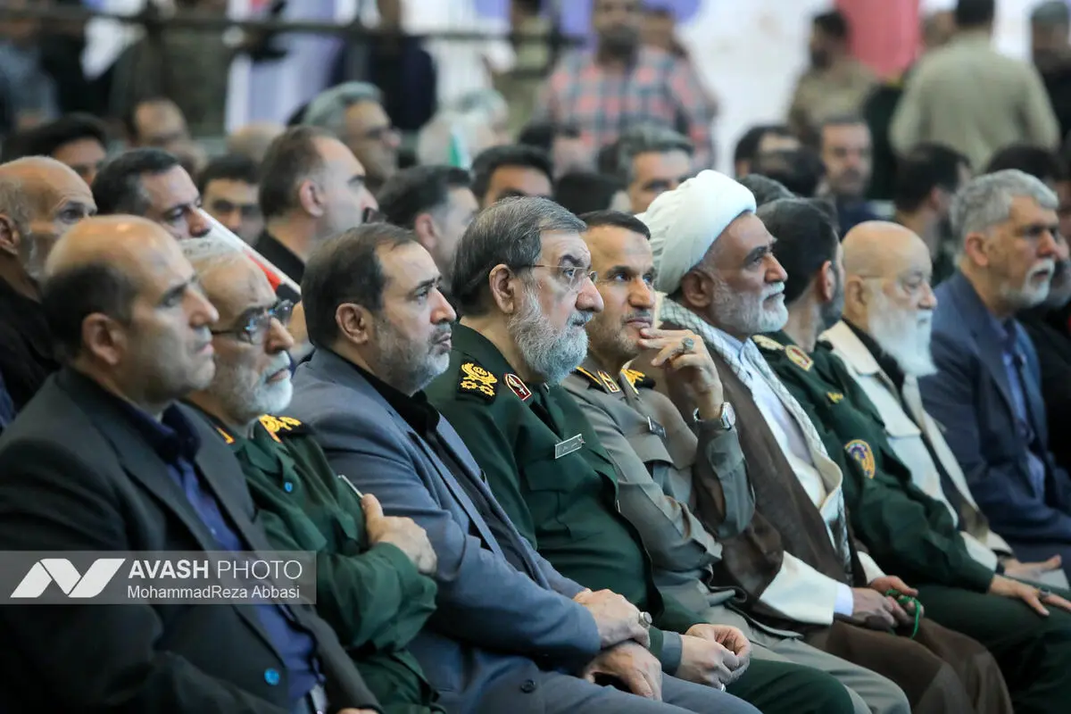 مراسم گرمیداشت شهدای جنگ رمضان و سالگرد شهدای اقتدار ایران