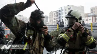 آتش‌سوزی در پاساژ تیراژه تهران