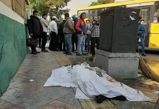 تصادف مرگبار خودرو با عابر پیاده در تهران