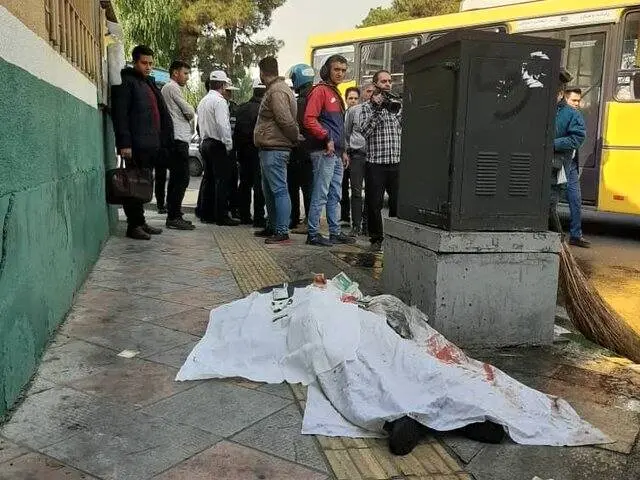 تصادف مرگبار خودرو با عابر پیاده در تهران