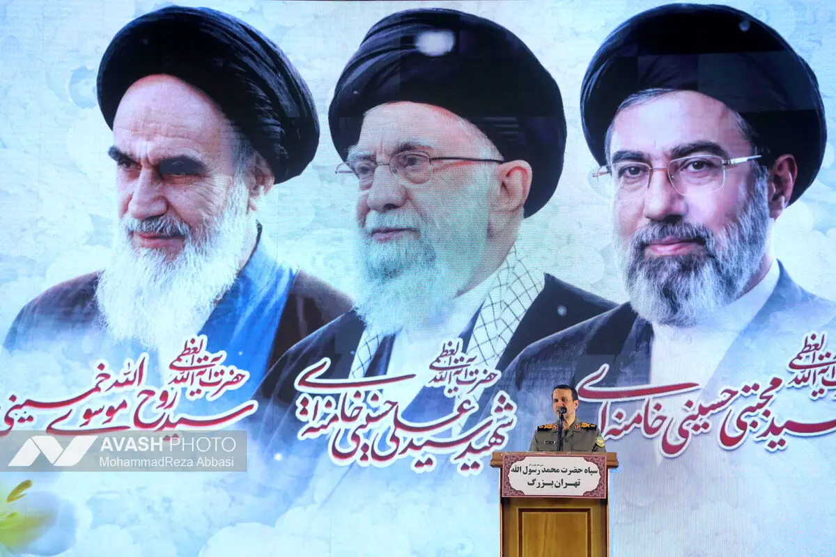 مراسم گرمیداشت شهدای جنگ رمضان و سالگرد شهدای اقتدار ایران