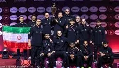 بازگشت تیم ملی کشتی فرنگی به کشور با کاپ قهرمانی