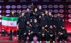بازگشت تیم ملی کشتی فرنگی به کشور با کاپ قهرمانی