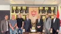 حضور سفیر اسپانیا در باشگاه پرسپولیس