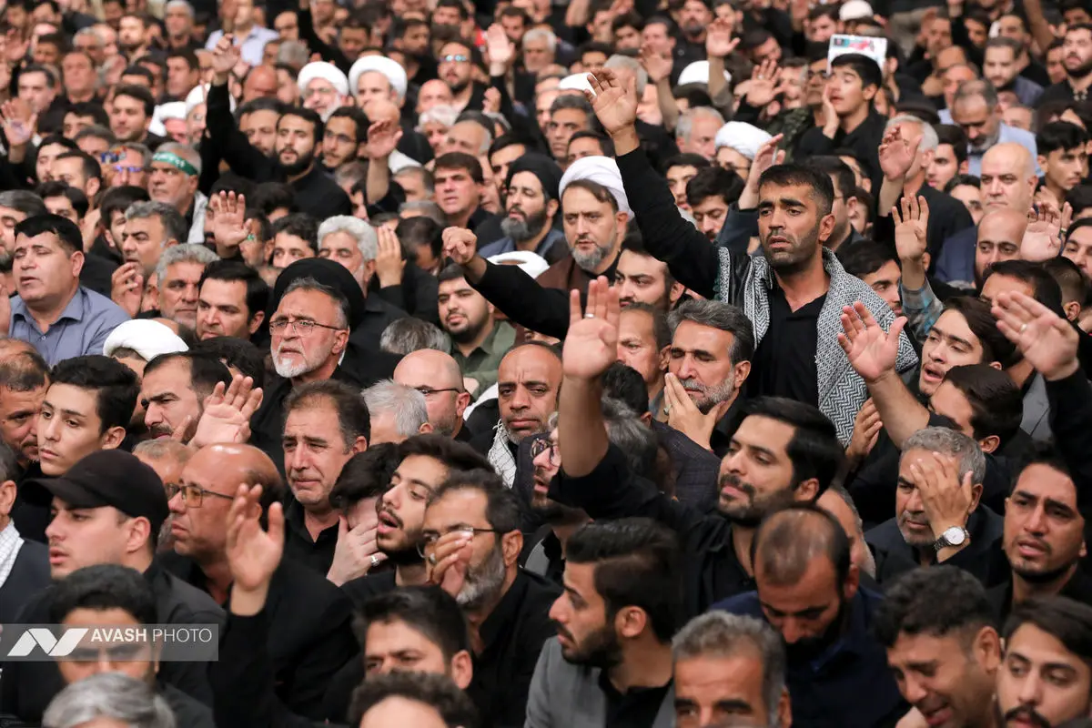 عزاداری شهادت امام رضا (ع) با حضور رهبر انقلاب