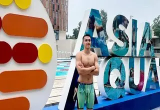 شکستن رکورد ملی توسط ملی پوش شنا