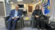 دیدار سرمربی تیم ملی فوتبال بانوان با تاج