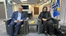 دیدار سرمربی تیم ملی فوتبال بانوان با تاج