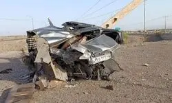  تصادف مرگبار پژو پارس با تیر برق 