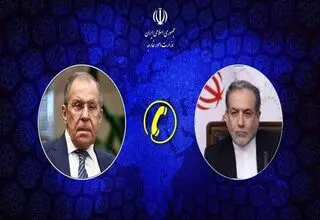 گفت‌وگوی وزیران خارجه ایران و روسیه