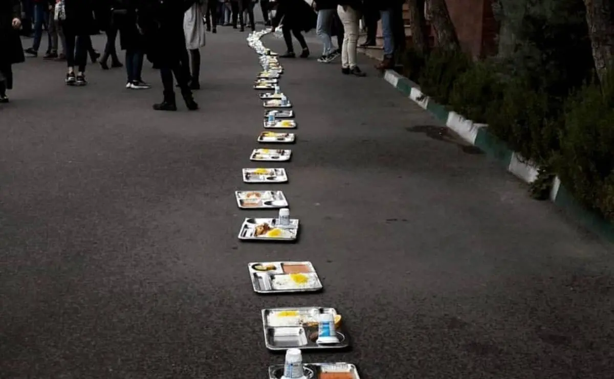 وجود چندش‌آور شپش در سلف سرویس دانشگاه فرهنگیان شهید بهشتی زنجان/ببینید