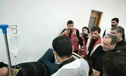 عیادت وزیر امور خارجه از شهروندان بیمار ایرانی حاضر در نجف