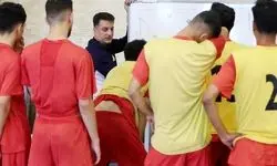 پیگیری تمرینات تیم فوتسال جوانان برای بازی تدارکاتی با روسیه