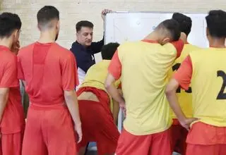 پیگیری تمرینات تیم فوتسال جوانان برای بازی تدارکاتی با روسیه