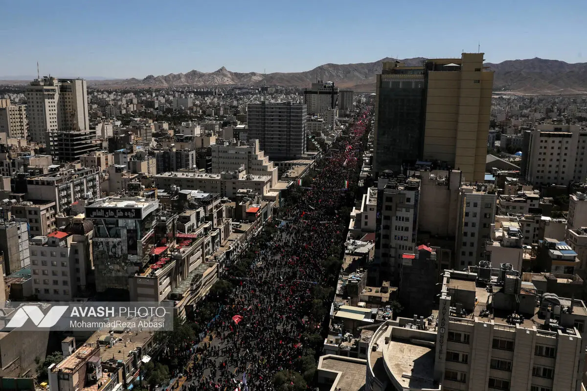 مراسم تشییع پیکر مطهر رهبر شهید انقلاب - مشهد