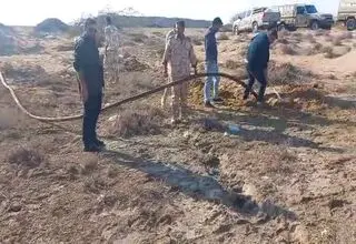 کشف ۷۰ هزار لیتر گازوئیل قاچاق در بندر چابهار
