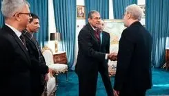 دیدار مقام امنیتی هند با لاریجانی