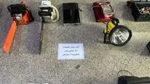 تصاویری از اقلام سرقتی کشف شده از سارقان و مالخران توسط پلیس آگاهی