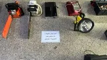 تصاویری از اقلام سرقتی کشف شده از سارقان و مالخران توسط پلیس آگاهی