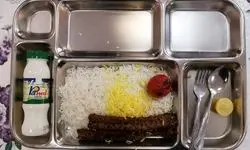 جولان «کرم» در غذای سلف دانشگاه علوم پزشکی!