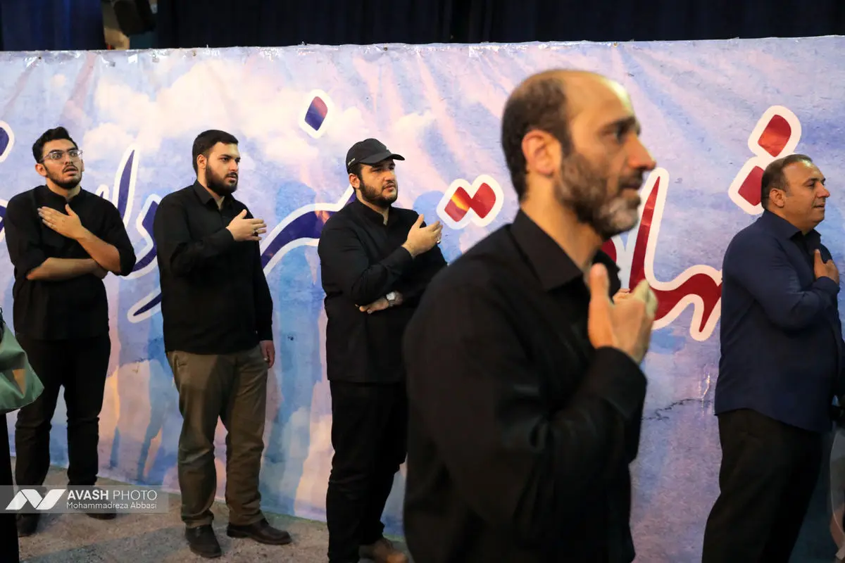 مراسم تشییع پیکر سردار حاجی زاده