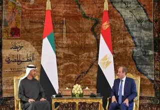 استقبال سران امارات و مصر از بازگشایی تنگه هرمز
