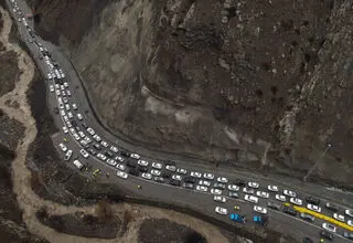 ترافیک سنگین در جاده‌های مازندران