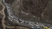 ترافیک سنگین در جاده‌های مازندران