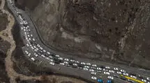 ترافیک سنگین در جاده‌های مازندران