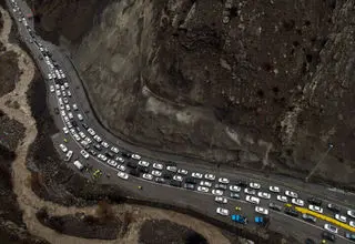 ترافیک سنگین در جاده‌های مازندران