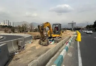 پهلوگاه اضطراری در بزرگراه شهید چمران افتتاح شد