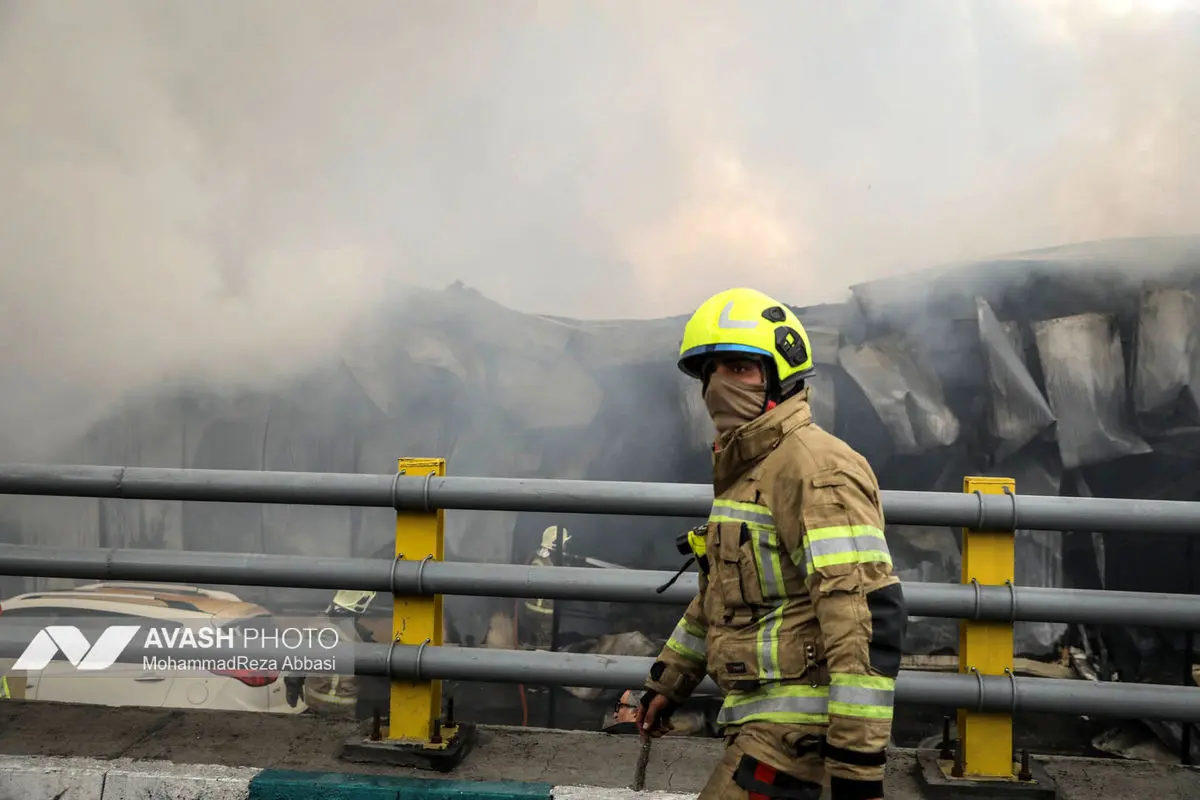 آتش‌سوزی بازار بزرگ جنت‌ - تهران
