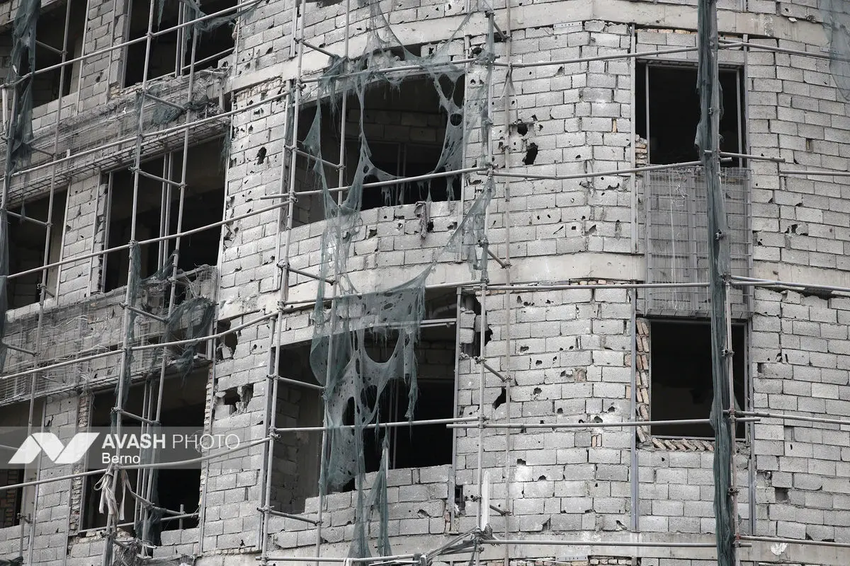 خسارات ناشی از تجاوز هوایی آمریکا و رژیم صهیونیستی به ایران - تهران