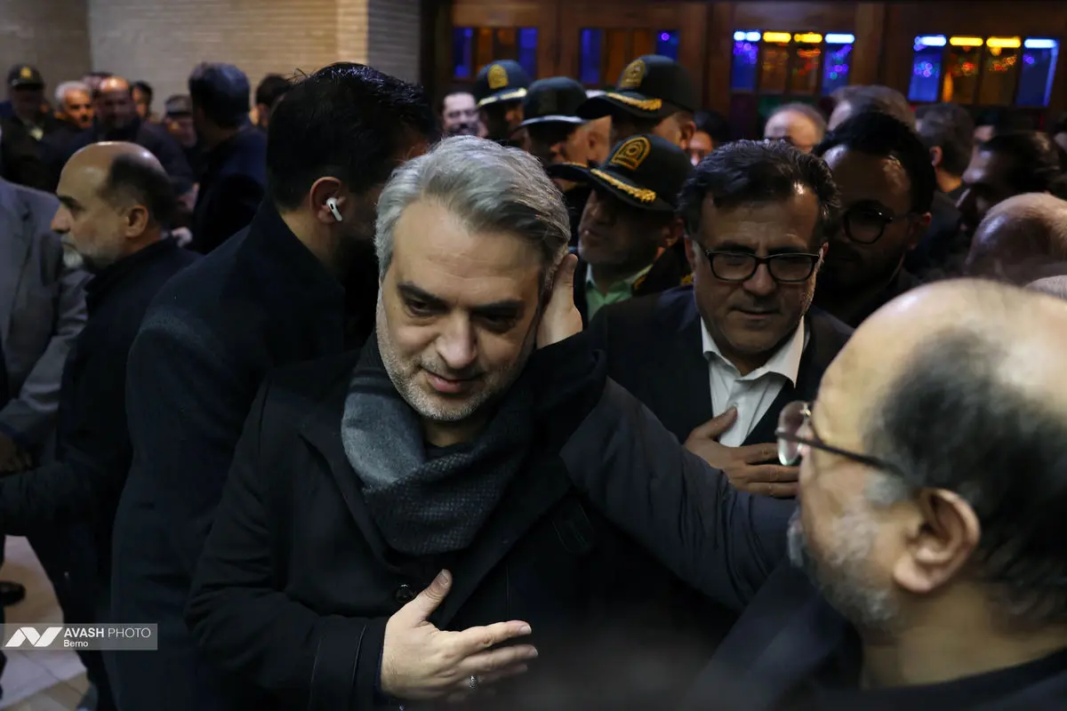 مراسم ختم والده محمد شریعتمداری مدیرعامل شرکت هلدینگ خلیج فارس