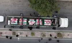 گزارش تصویری/ تشییع پیکر شهدای دانش آموز مدرسه میناب