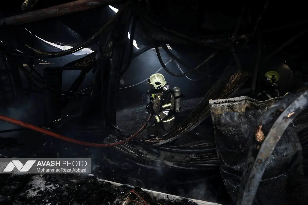 آتش‌سوزی بازار بزرگ جنت‌ - تهران