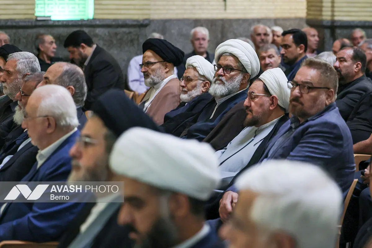 مراسم ختم همسر آیت‌الله سیستانی - تهران