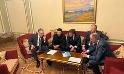 تماس تلفنی رهبران اروپا و زلنسکی با ترامپ درباره صلح
