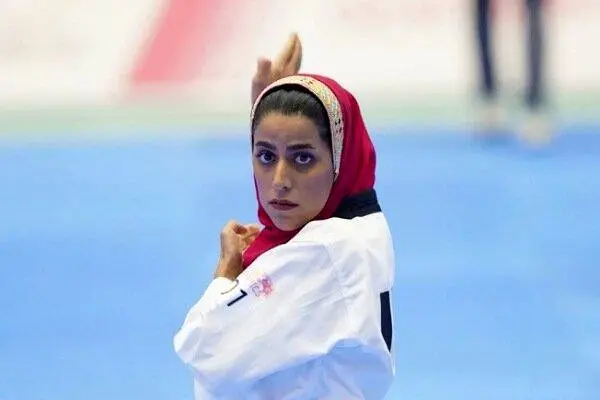 مریم خدابنده نقره‌ای شد